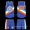 Uniforme de camiseta de baloncesto juvenil de nuevo diseño personalizado